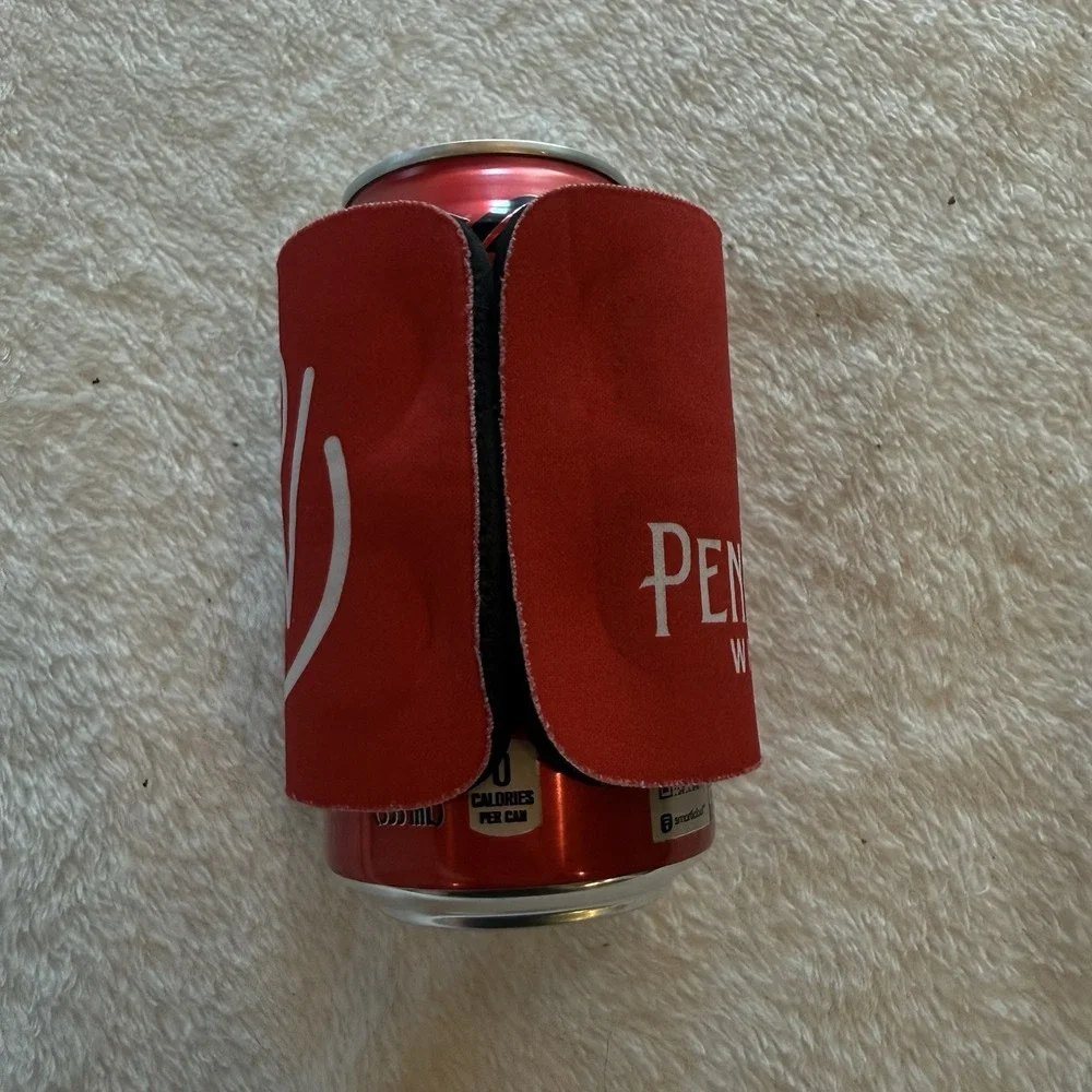 Pendleton Whiskey Slap Wrap Beer Koozie Can Holder Cozy Neoprene Buck Western
